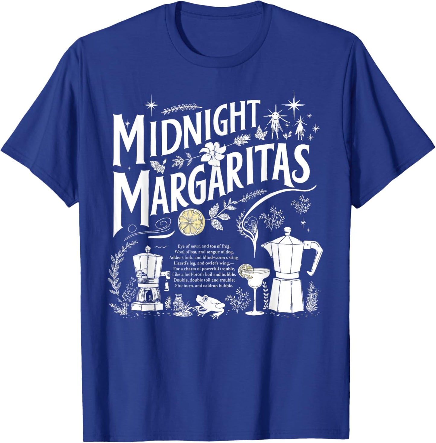 Trick Or Treat Spooky Season Midnight Margaritas Halloween T-Shirt - T-Shirt | Royal