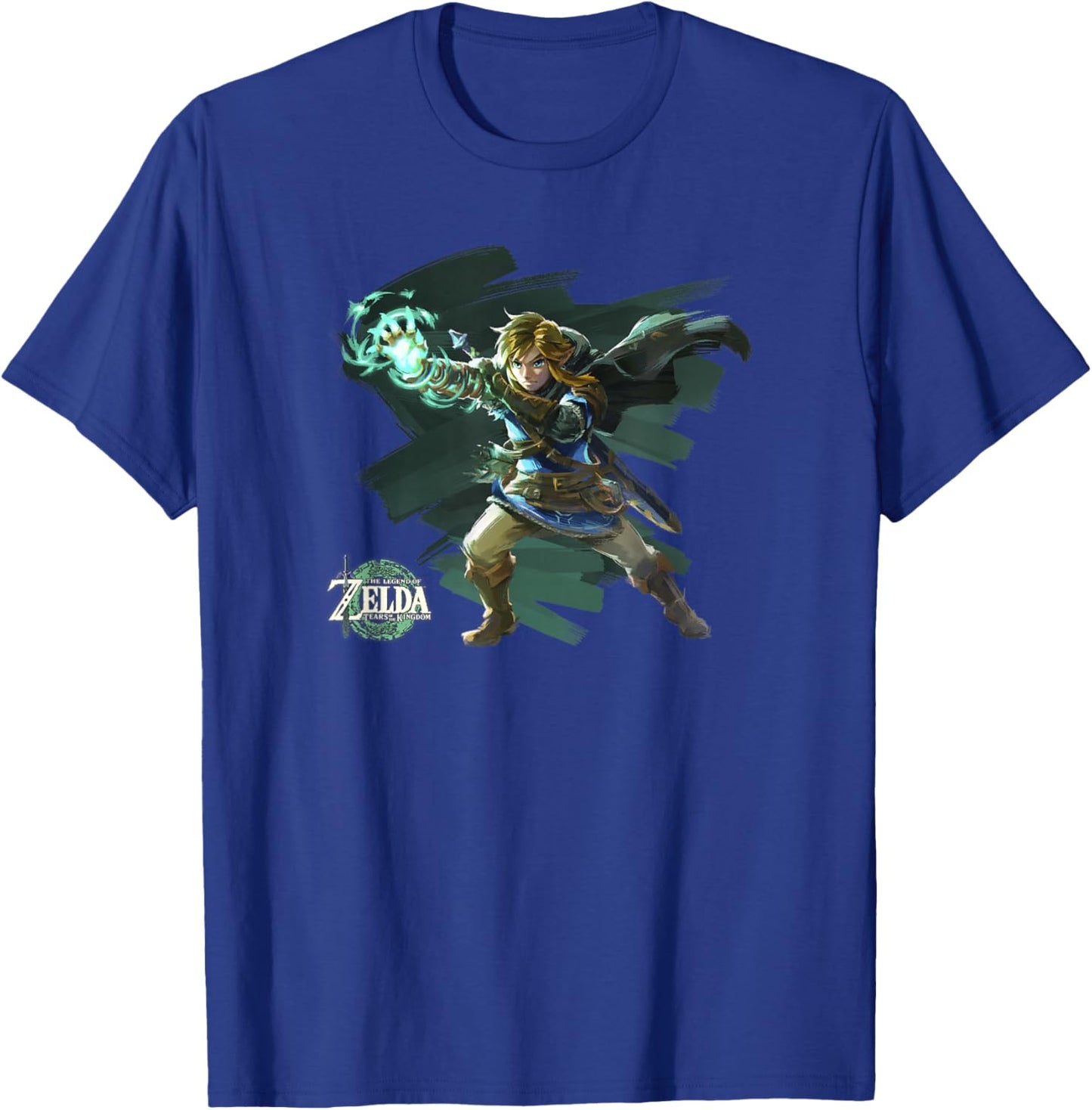 The Legend of Zelda Tears Of The Kingdom Link Brush Art T-Shirt - T-Shirt | Royal