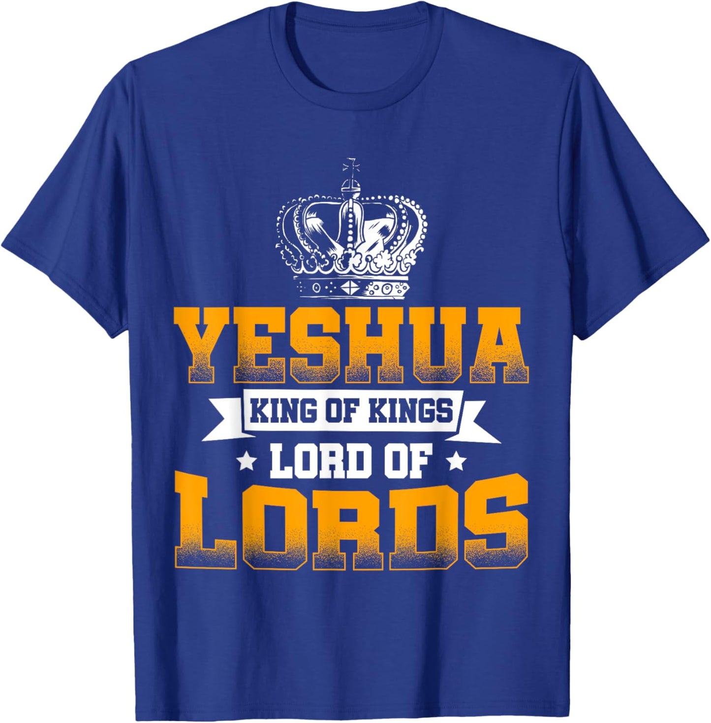 Yeshua King Lord Jesus Hebrew Christians Religious T-Shirt - T-Shirt | Royal