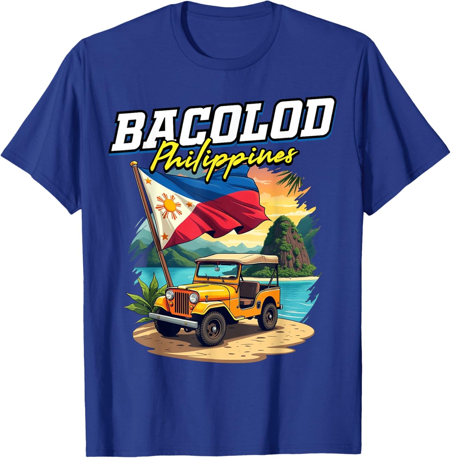 Bacolod Philippines Travel Vacation Filipino Souvenir T-Shirt - T-Shirt | Royal