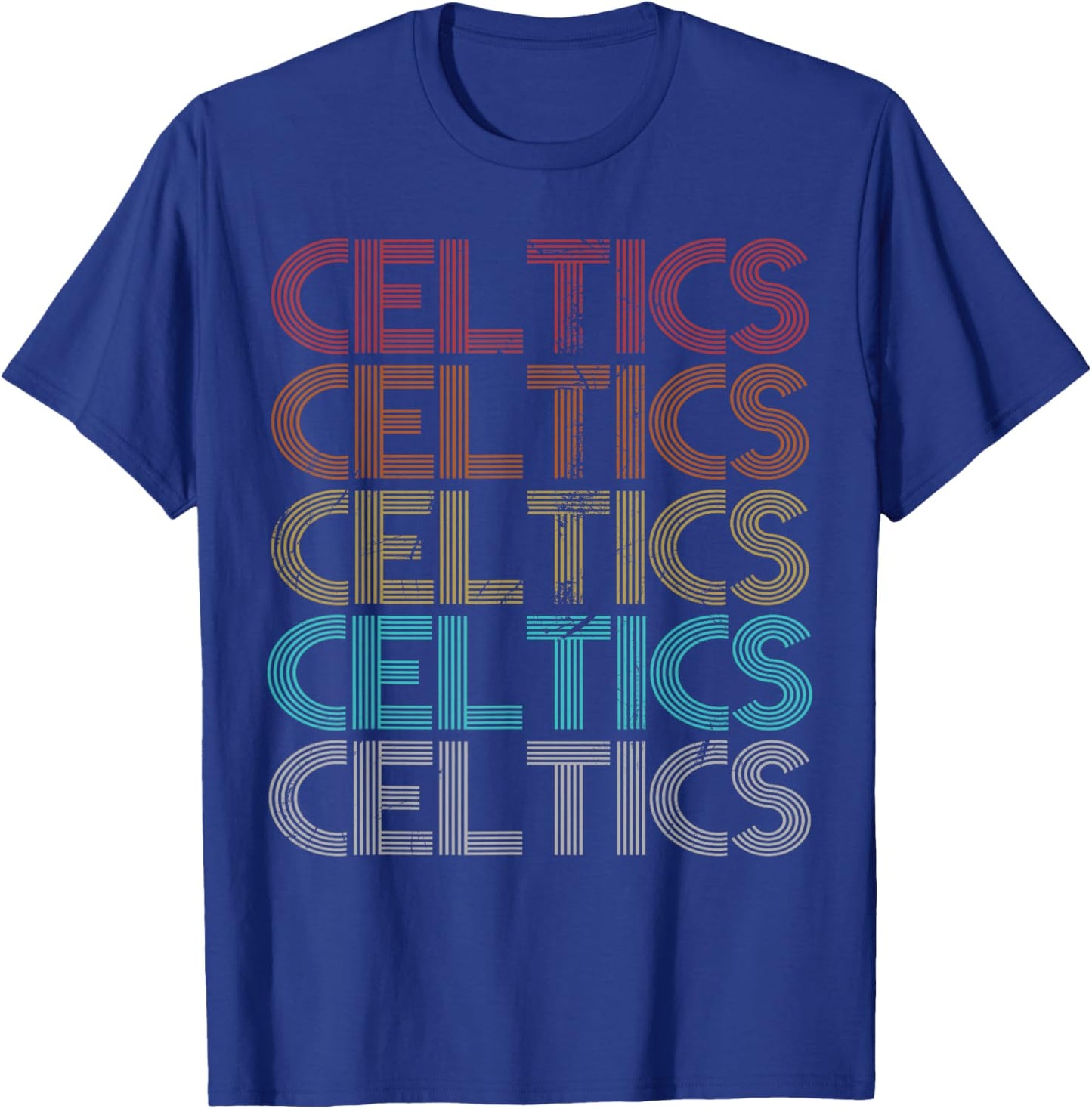 Retro Vintage Celtics T-Shirt - T-Shirt | Royal