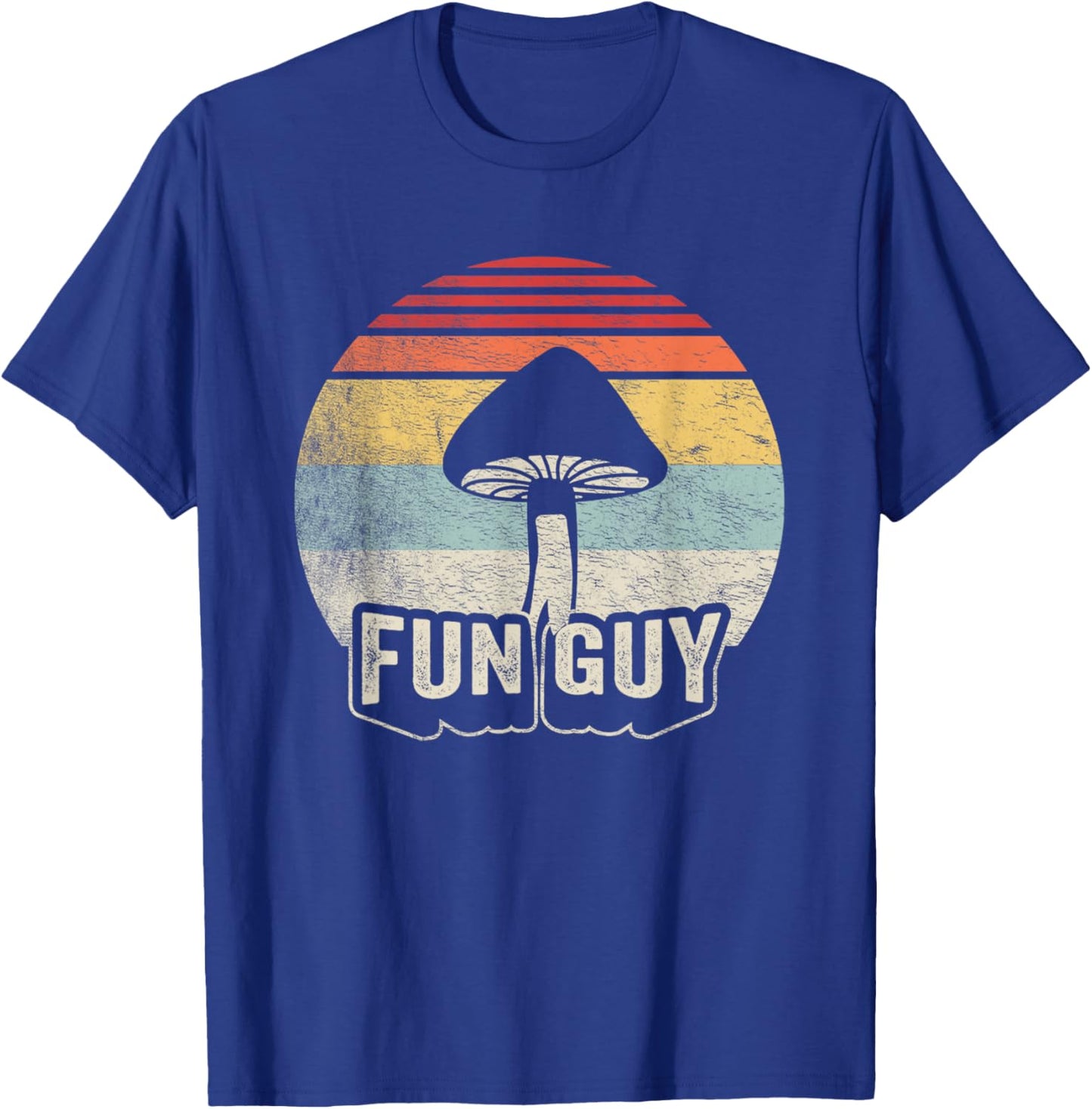 Vintage Funguy Fungi Funny Mushroom Fungi Shirt Fun Guy T-Shirt - T-Shirt | Royal