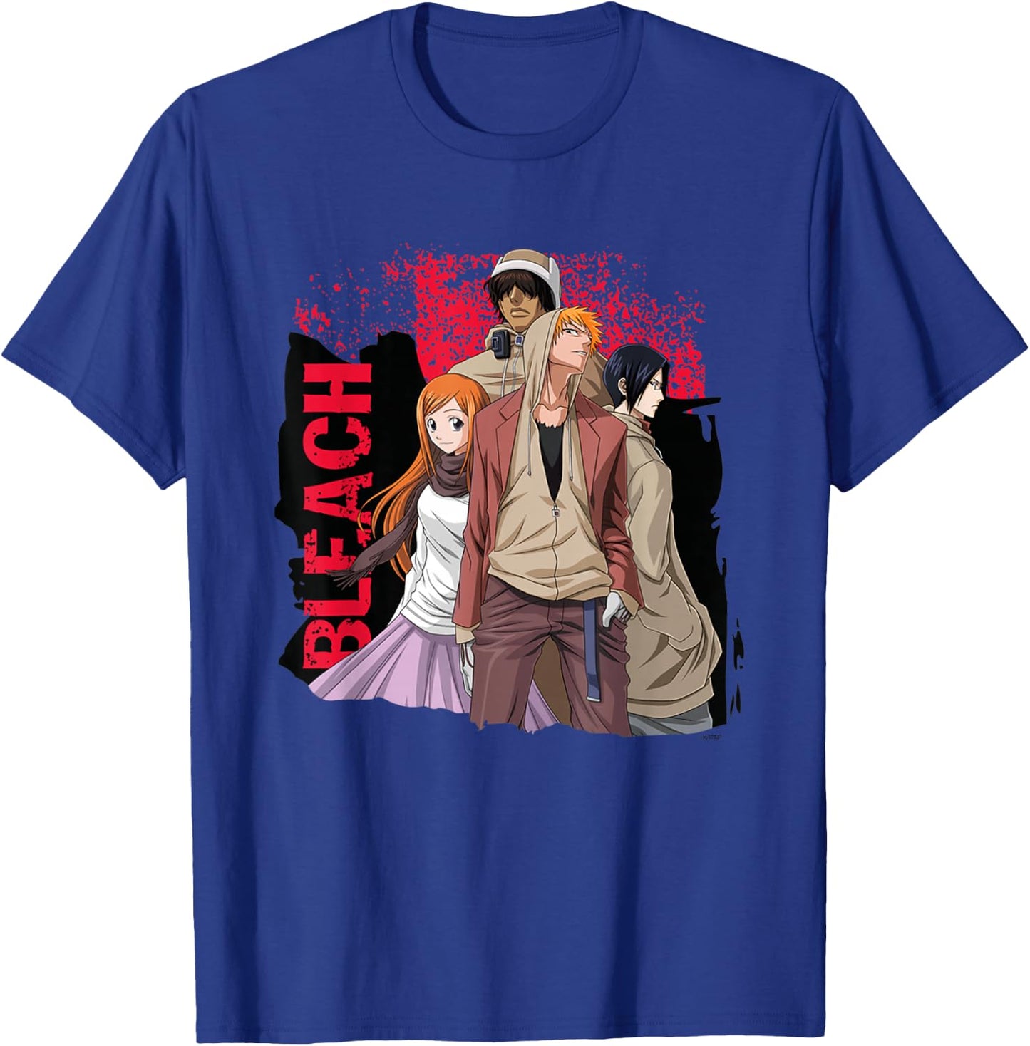 Bleach Ichigo Hood and Characters Streetwear Anime T-Shirt - T-Shirt | Royal