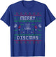 Merry Discmas Disc Golf Ugly Dad Uncle T-Shirt - T-Shirt | Royal