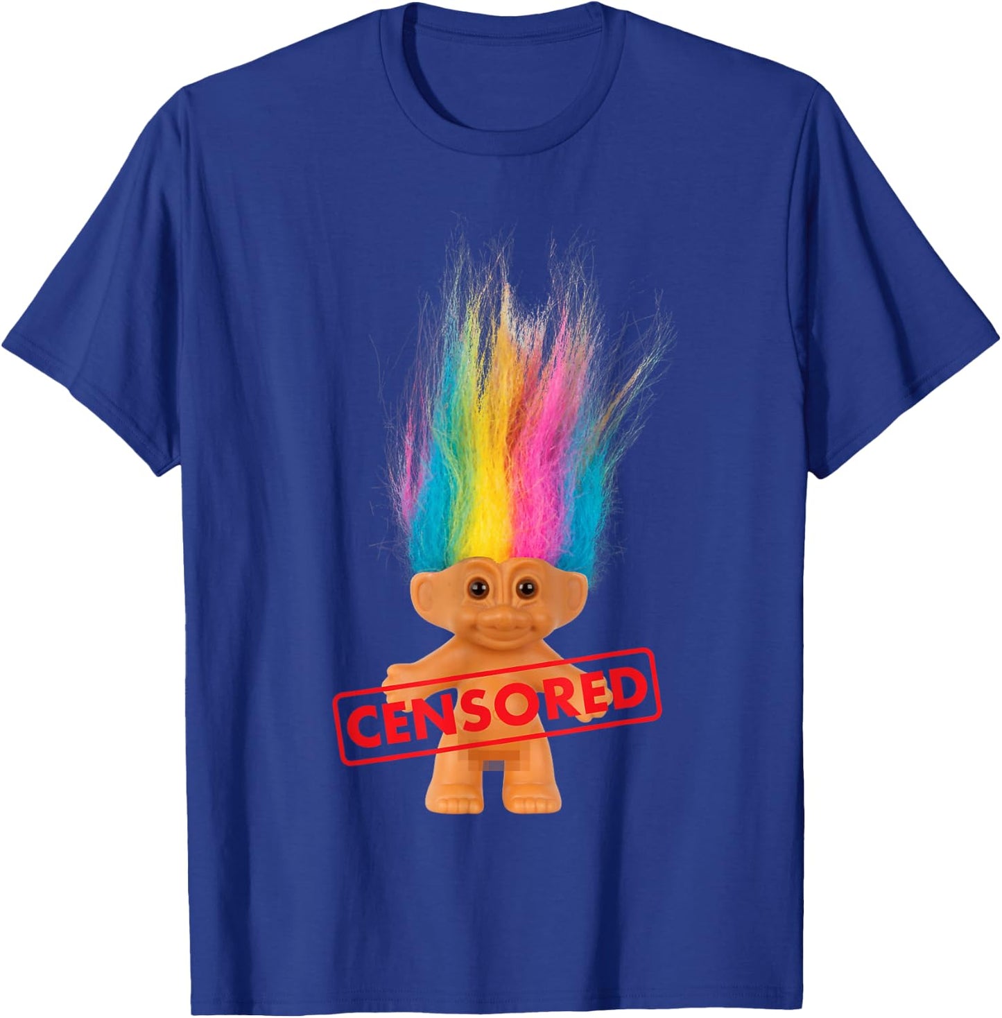DreamWorks Trolls Censored Rainbow Hair T-Shirt - T-Shirt | Royal