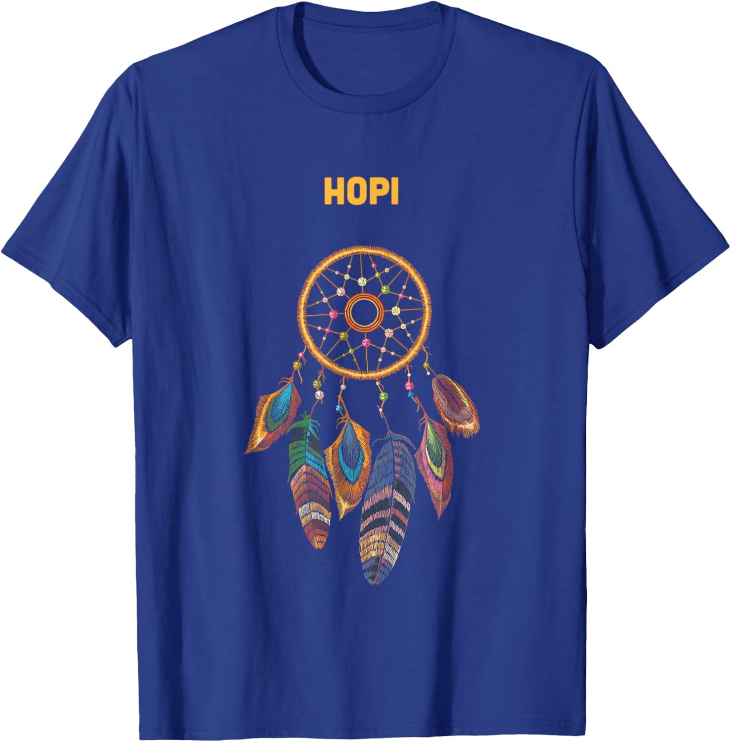 Hopi Tribe Native American Indian Vintage Dream Catcher T-Shirt - T-Shirt | Royal