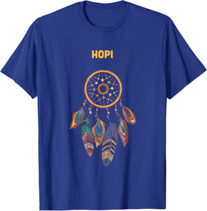 Hopi Tribe Native American Indian Vintage Dream Catcher T-Shirt - T-Shirt | Royal