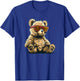 Cool Teddy bear with sunglasses outfit for boys and girls T-Shirt - T-Shirt | Royal