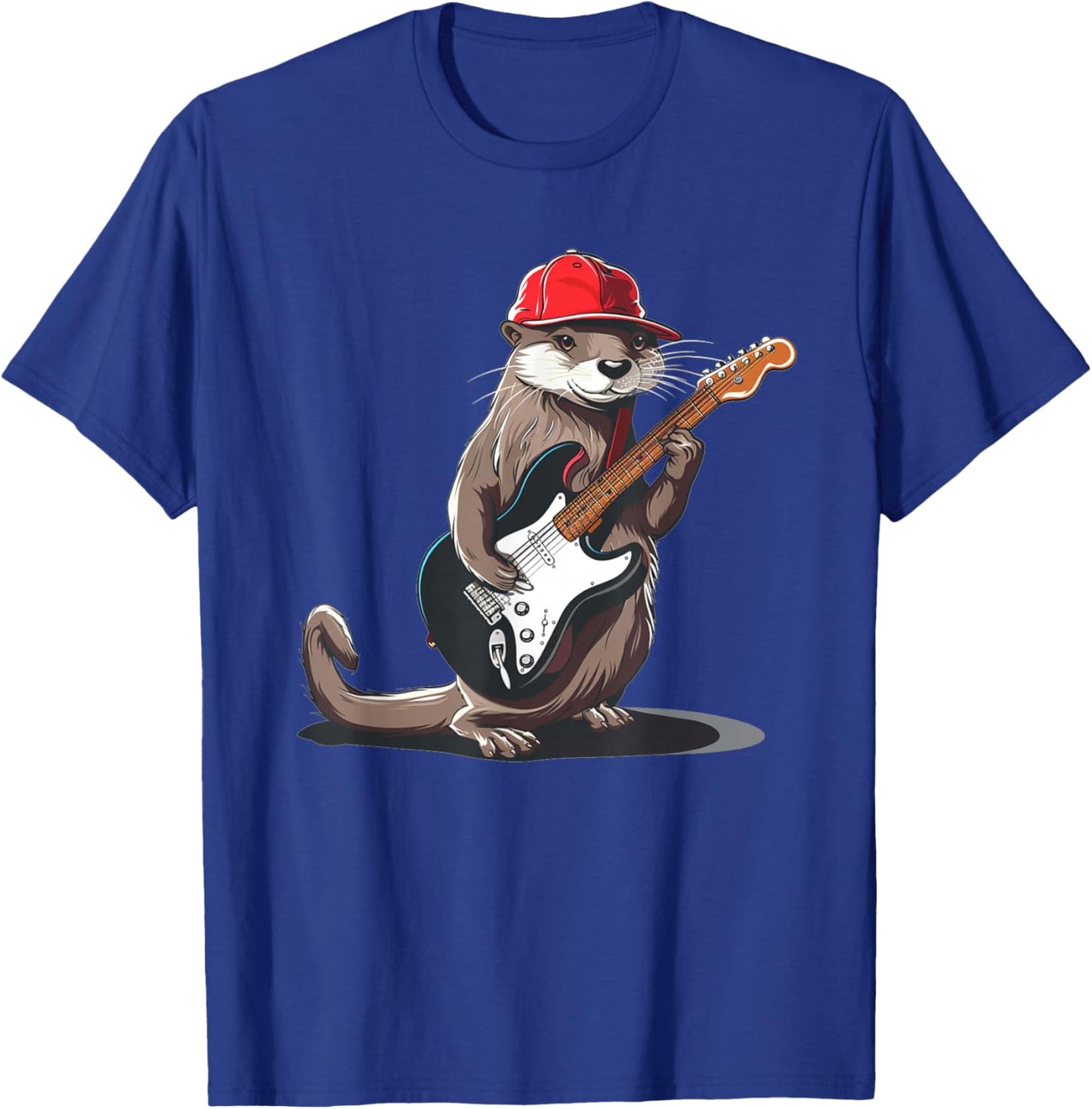 Cool Looking Guitar Otter Costume for Adults and Kids T-Shirt - T-Shirt | Royal