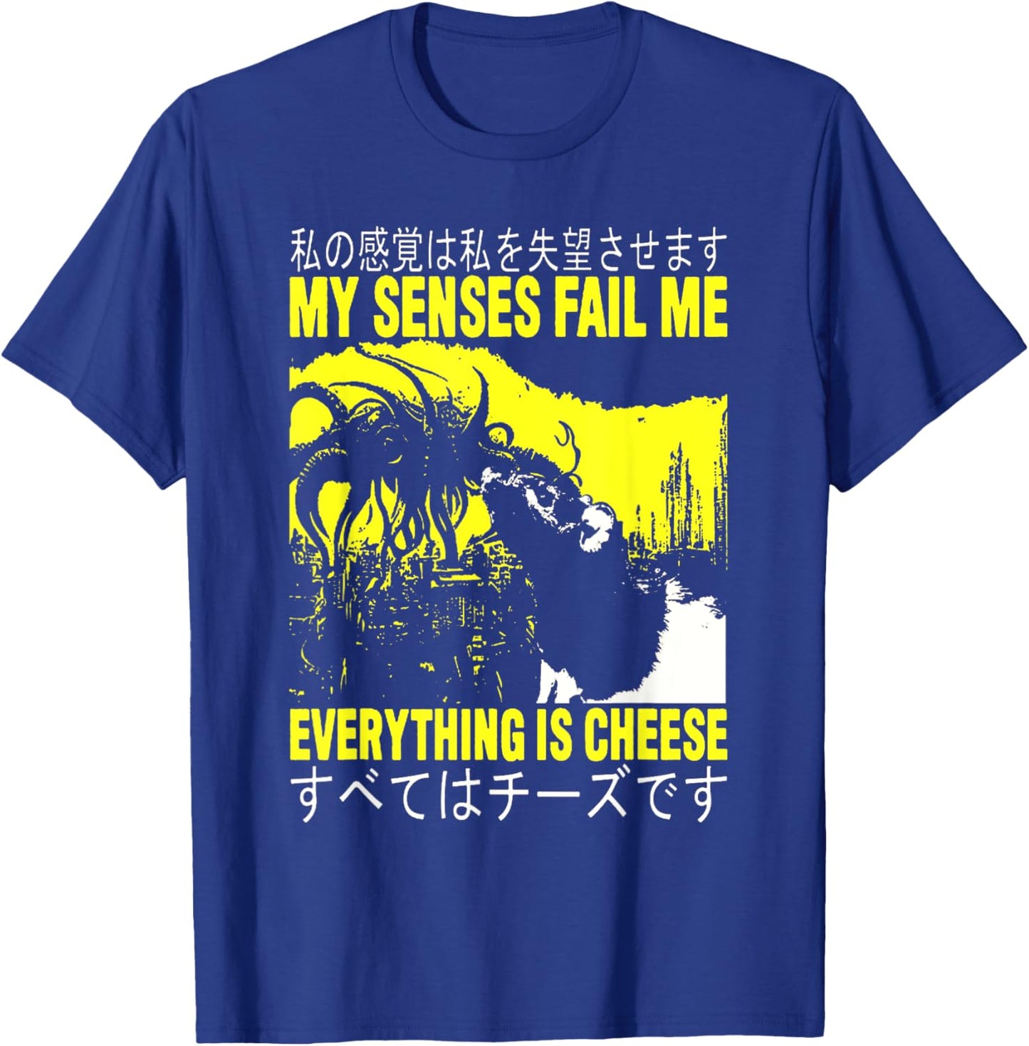 My Senses Fail Me Rat Everything is Cheese Rat T-Shirt - T-Shirt | Royal