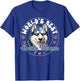 Siberian Husky Groovy World's Best Husky Mama T-Shirt - T-Shirt | Royal