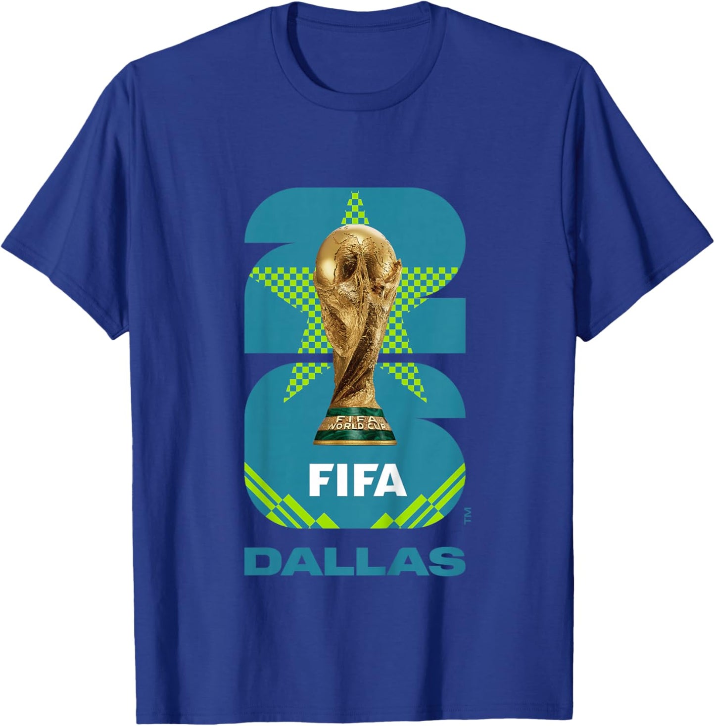 Kids FIFA World CUP26 Dallas Trophy Color T-Shirt - T-Shirt | Royal