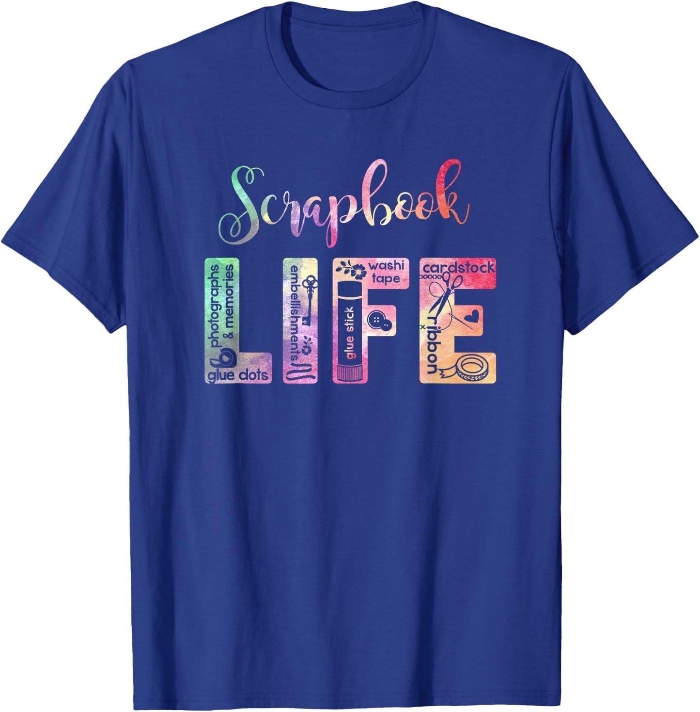 Scrapbook glue dots cardstock my scrapbooking T-Shirt - T-Shirt | Royal