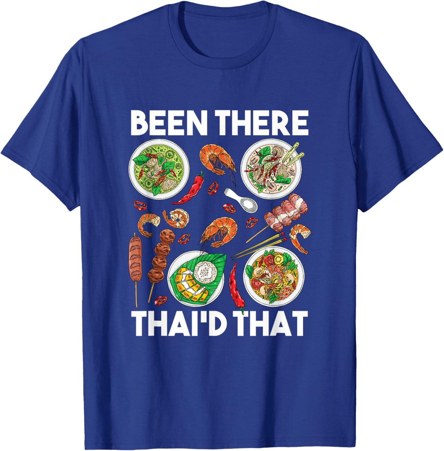 Funny Asian Cuisine Thailand Food Lover Gourmand Thai T-Shirt - T-Shirt | Royal