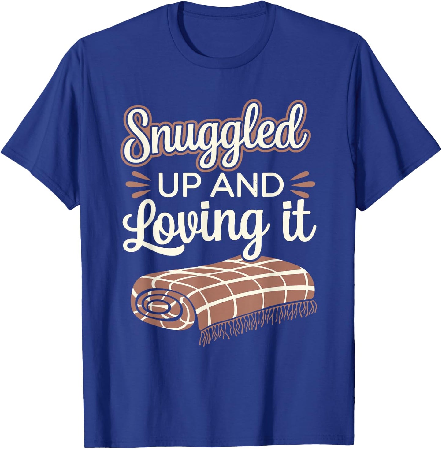 Winter Cozy Culture Warm Blankets Hot Cocoa and Hygge Vibes T-Shirt - T-Shirt | Royal