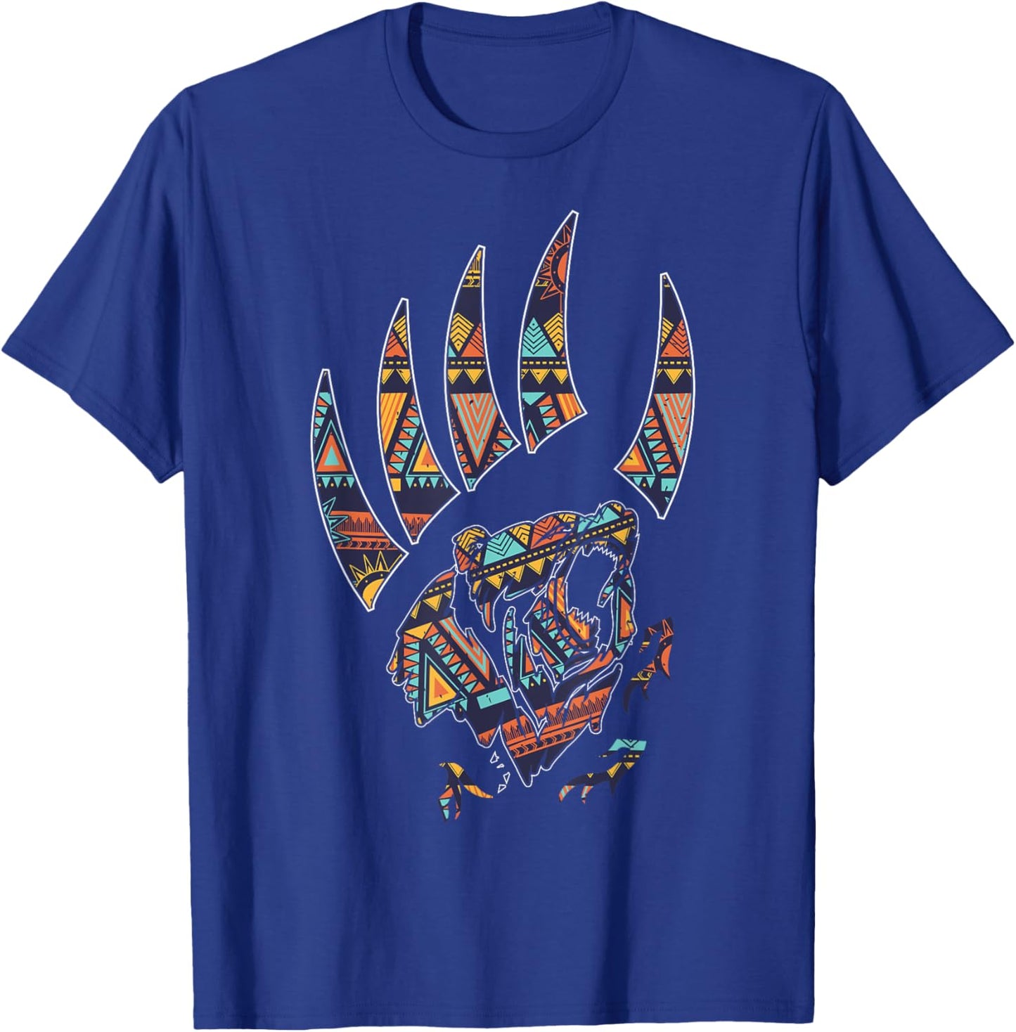 Bear Claw Shirt, Native American Bear Claw T-Shirt - T-Shirt | Royal
