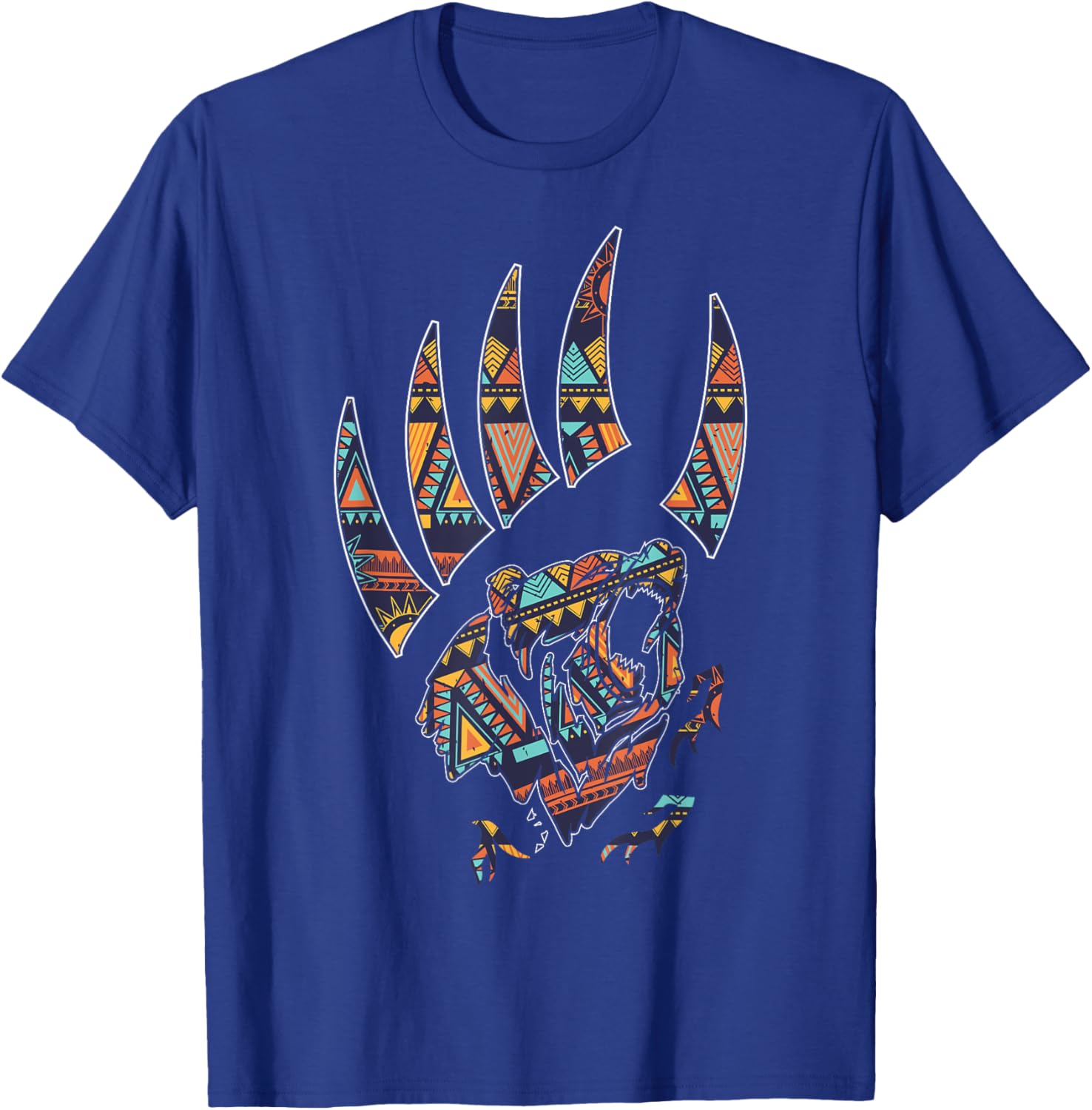 Bear Claw Shirt, Native American Bear Claw T-Shirt - T-Shirt | Royal