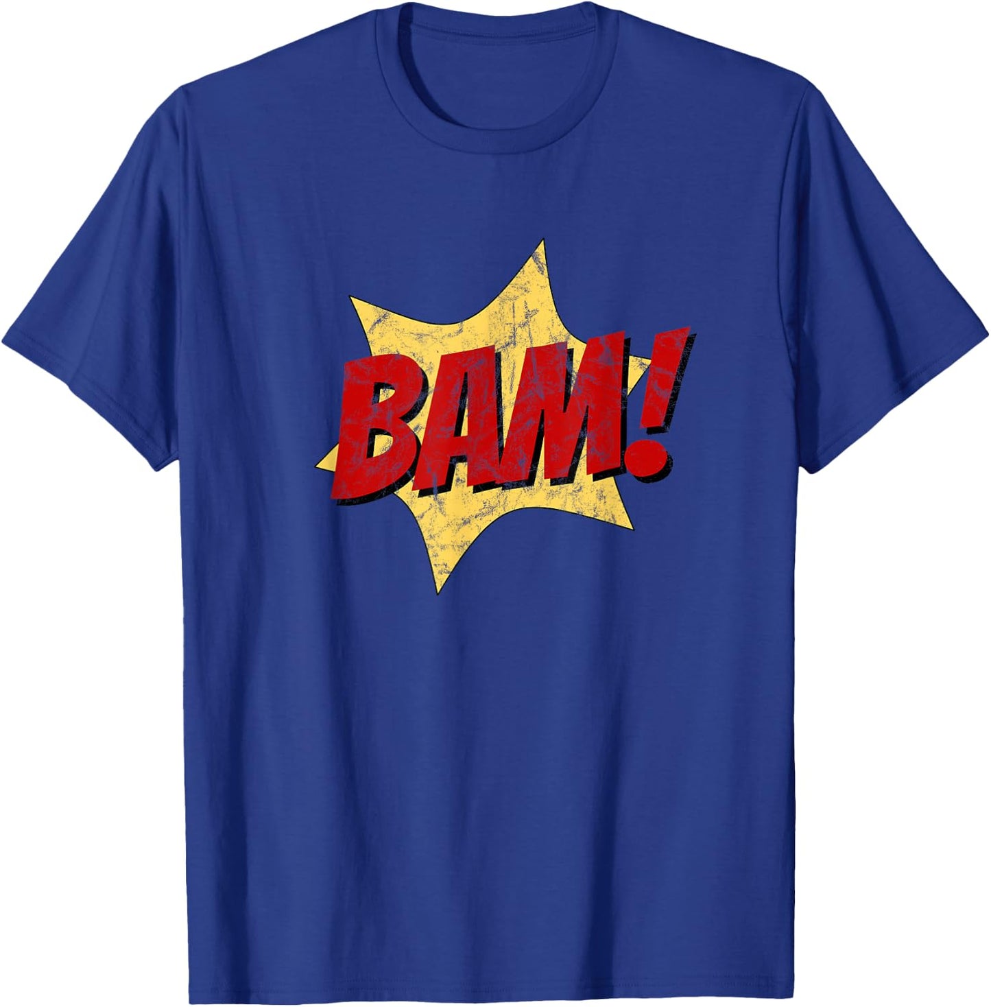 Bam! Funny Comic Sound Retro Pop Art T-Shirt - T-Shirt | Royal
