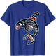 Orca Killer Whale Pacific NW Native American T-Shirt - T-Shirt | Royal