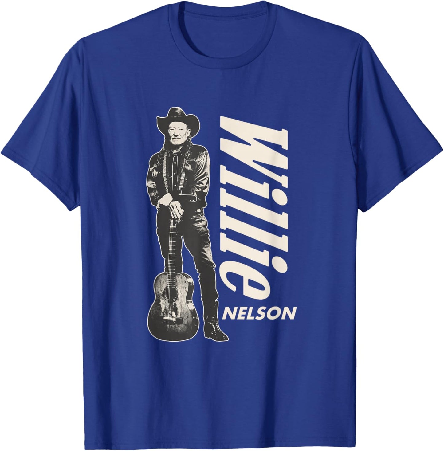 Offizielle Willie Nelson stehende Gitarre T-Shirt - T-Shirt | Royal