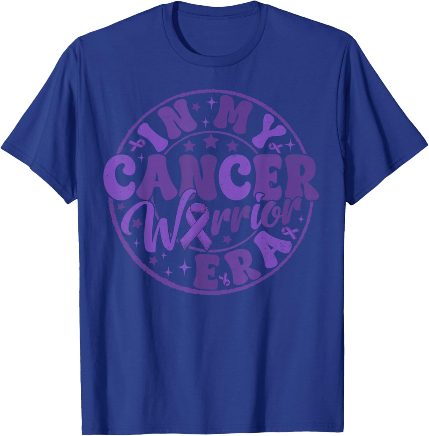 Groovy In My Cancer Warrior Era Hodgkin's Lymphoma Awareness T-Shirt - T-Shirt | Royal