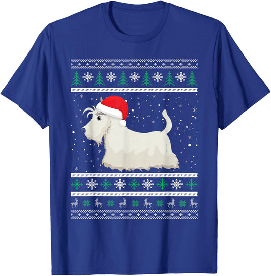 Scottish Terrier Christmas Idea & Xmas Scottie Dog T-Shirt - T-Shirt | Royal