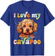 I Love My Cavapoo - Dog Lover Cavoodle Owner Women Girls Kids T-Shirt - T-Shirt | Royal