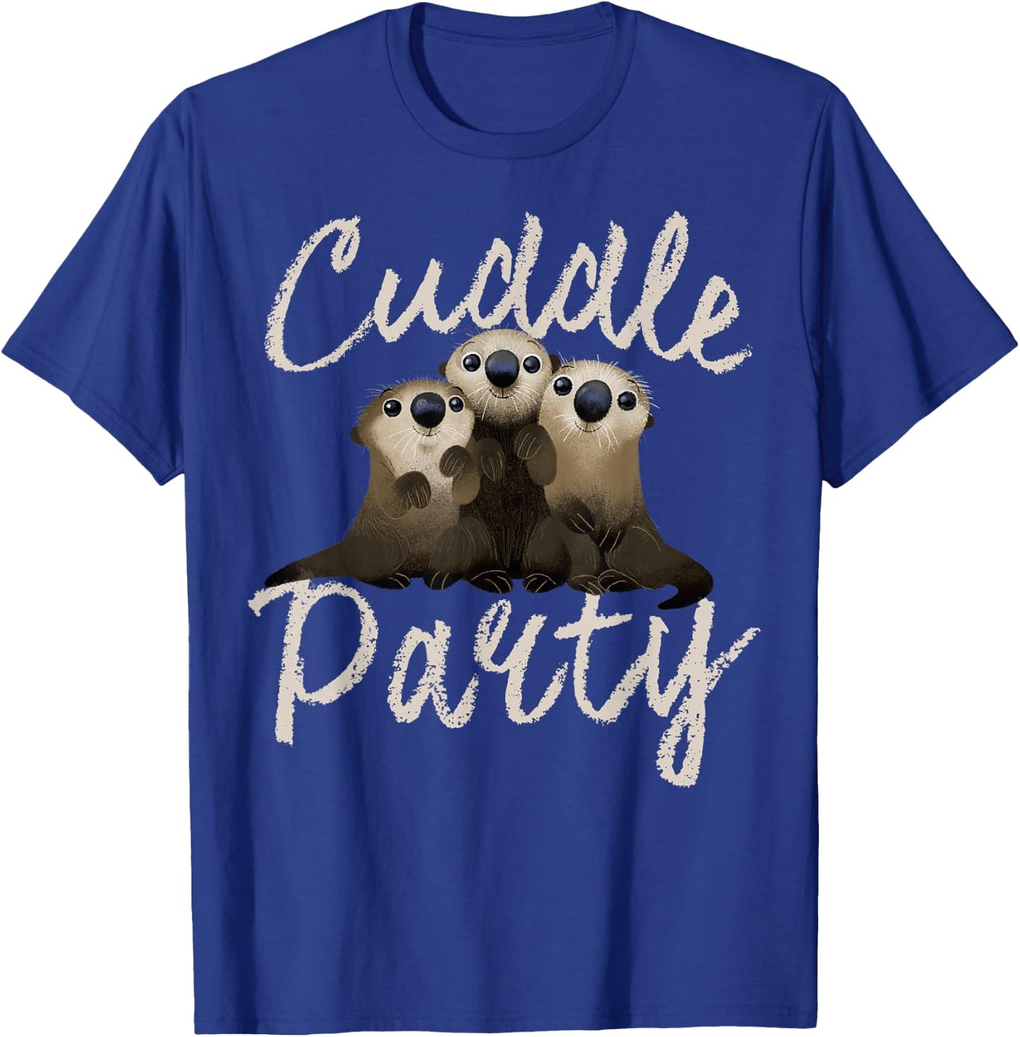 Disney Pixar Finding Dory Cuddle Otters Graphic Small T-Shirt - T-Shirt | Royal
