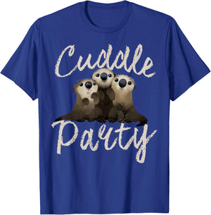 Disney Pixar Finding Dory Cuddle Otters Graphic Small T-Shirt - T-Shirt | Royal