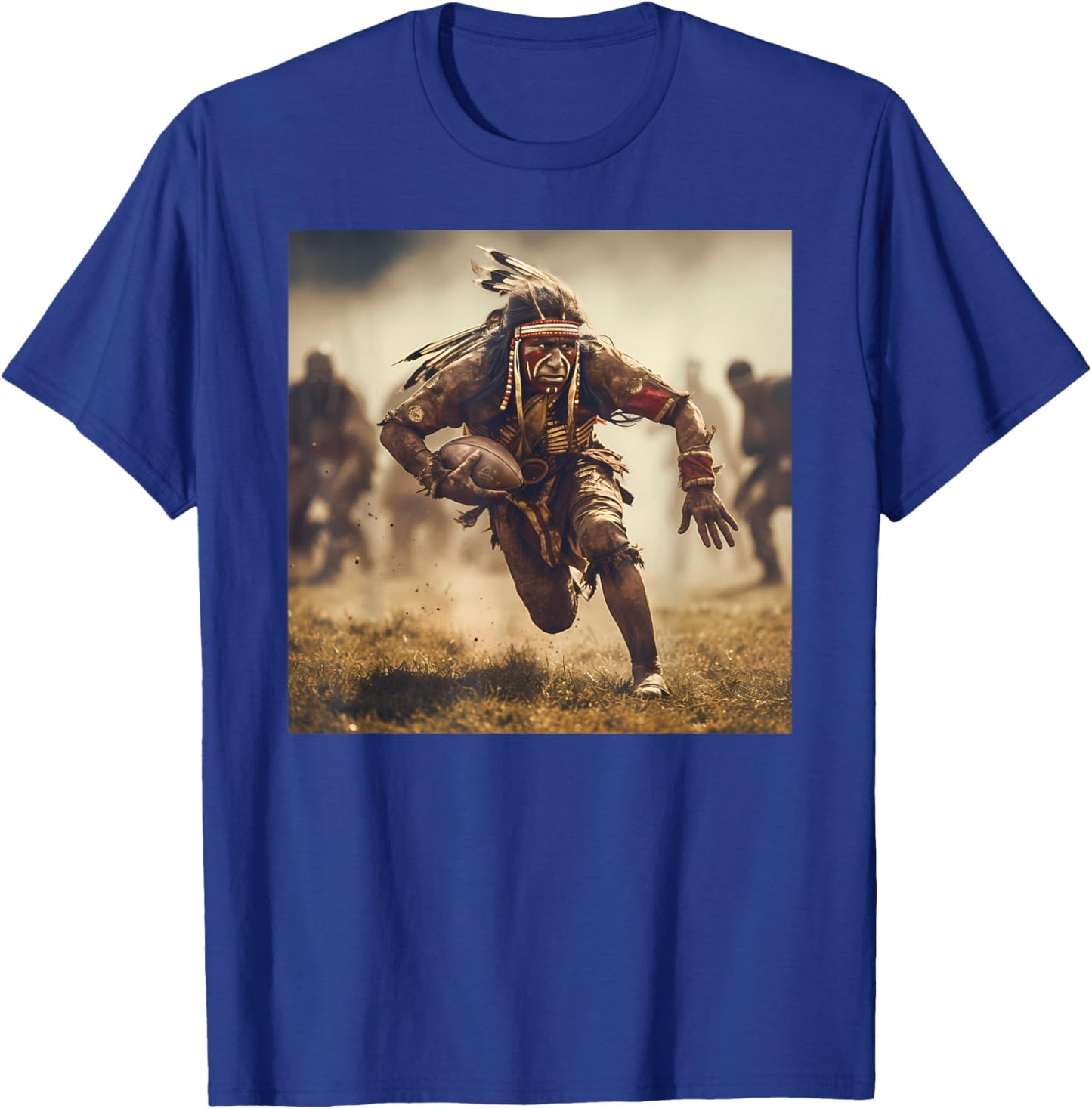Native American Football T-Shirt - T-Shirt | Royal