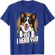 Border Collie Yes I Herd You T-Shirt - T-Shirt | Royal