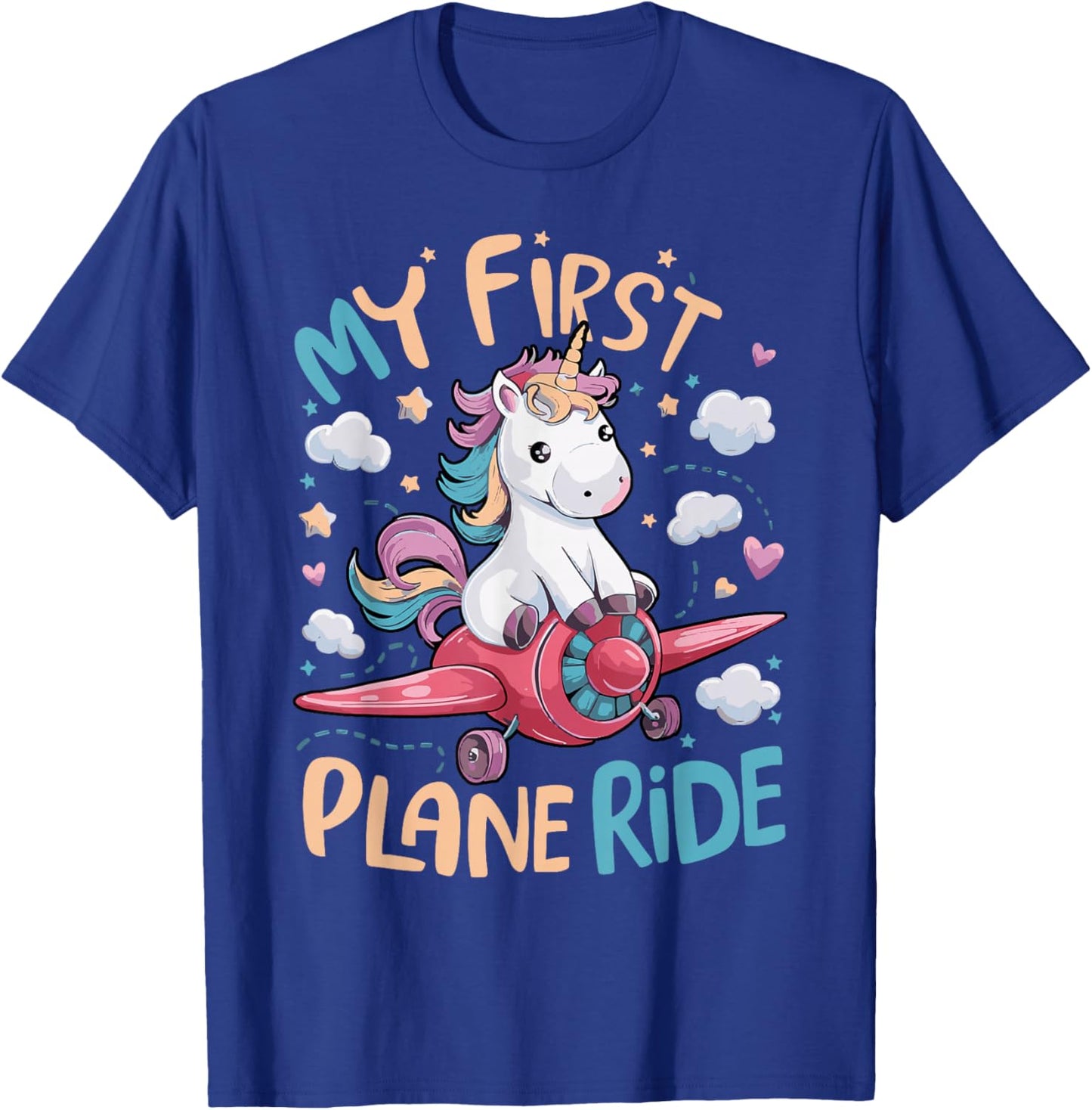 My First Plane Ride T-Shirt - T-Shirt | Royal