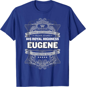 Eugene First Name T-Shirt - T-Shirt | Royal