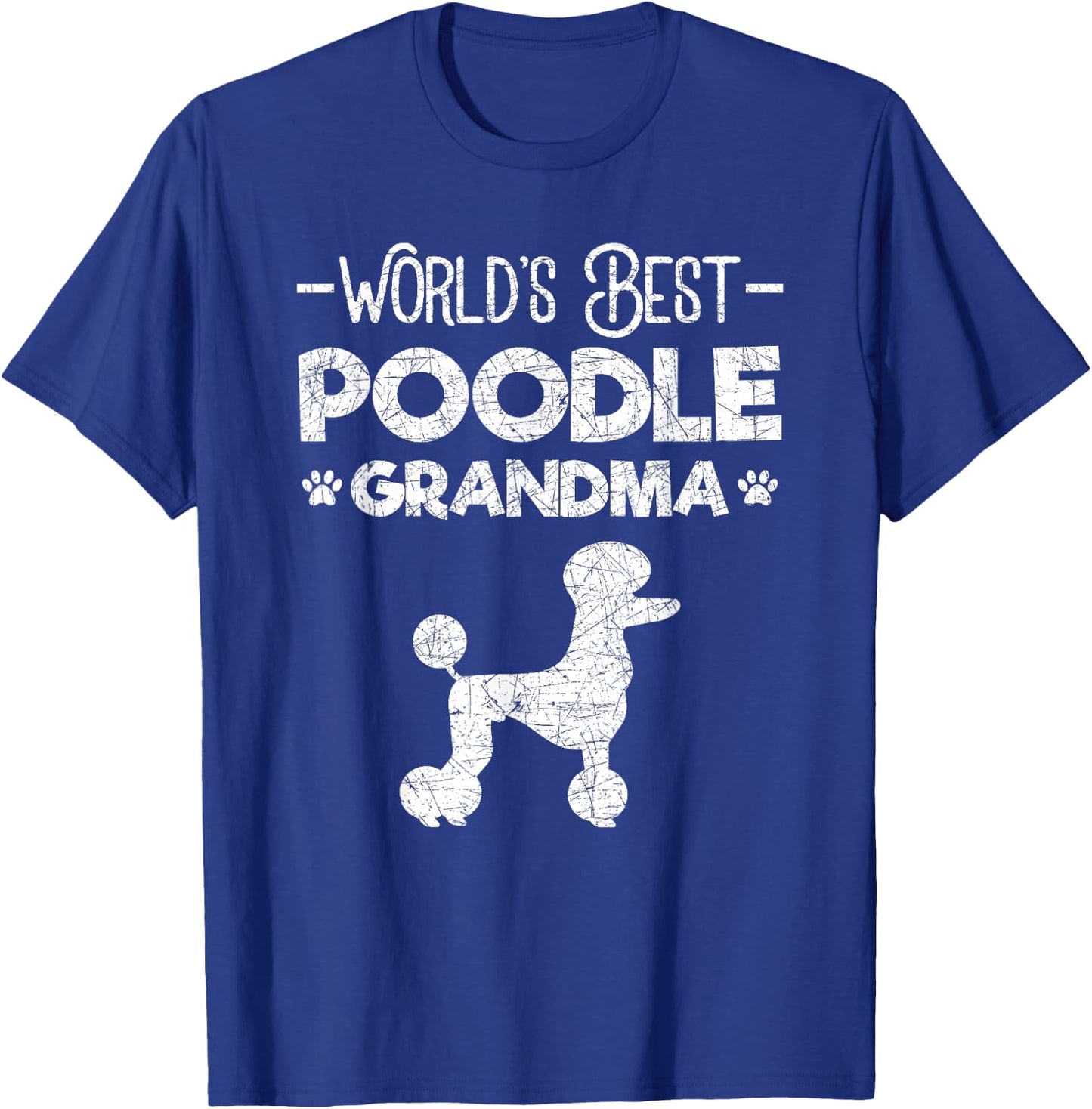 World's Best Poodle Grandmother Poodle T-Shirt - T-Shirt | Royal
