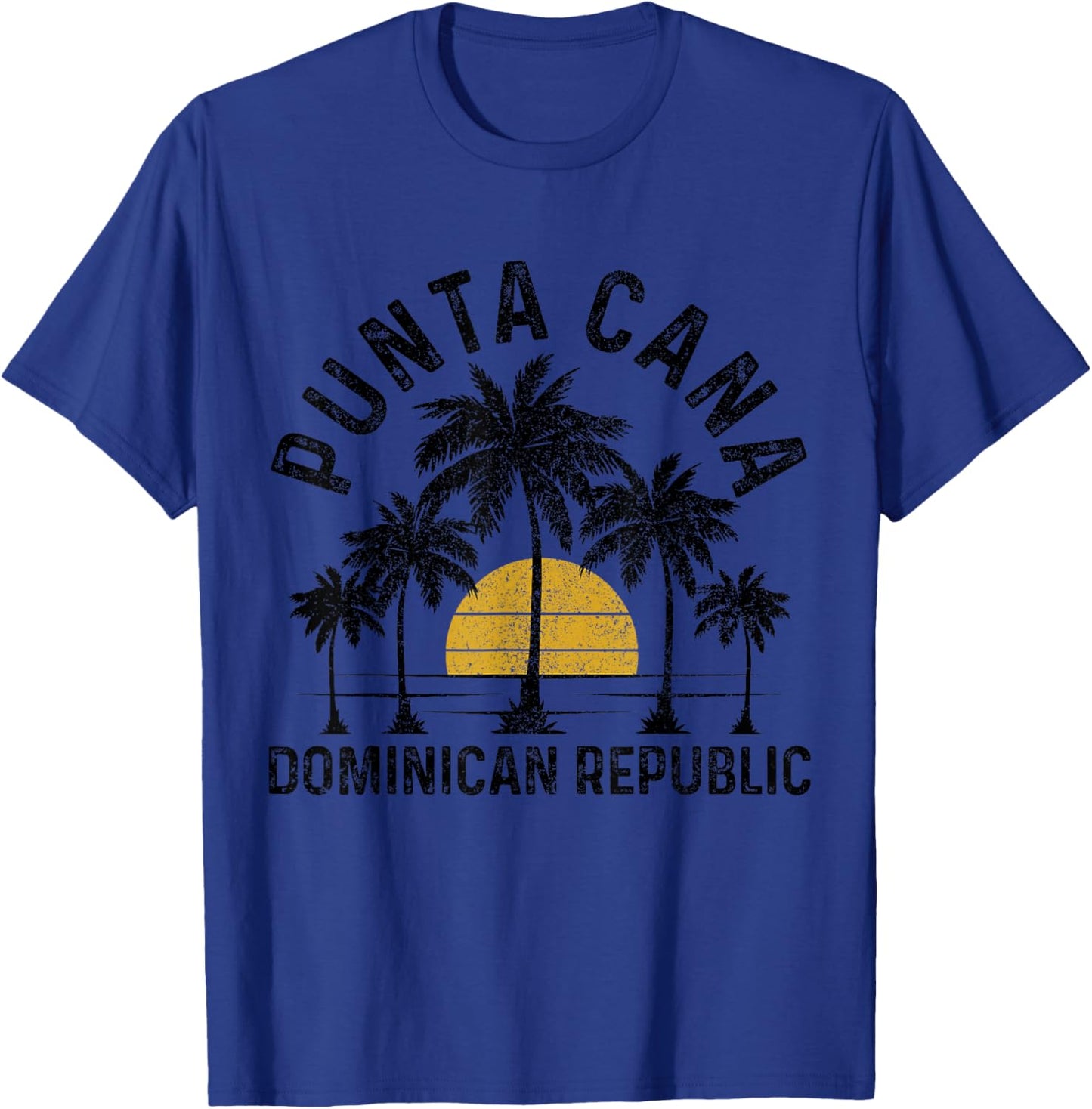 Punta Cana Dominican Republic Beach Surf Vintage T-Shirt - T-Shirt | Royal