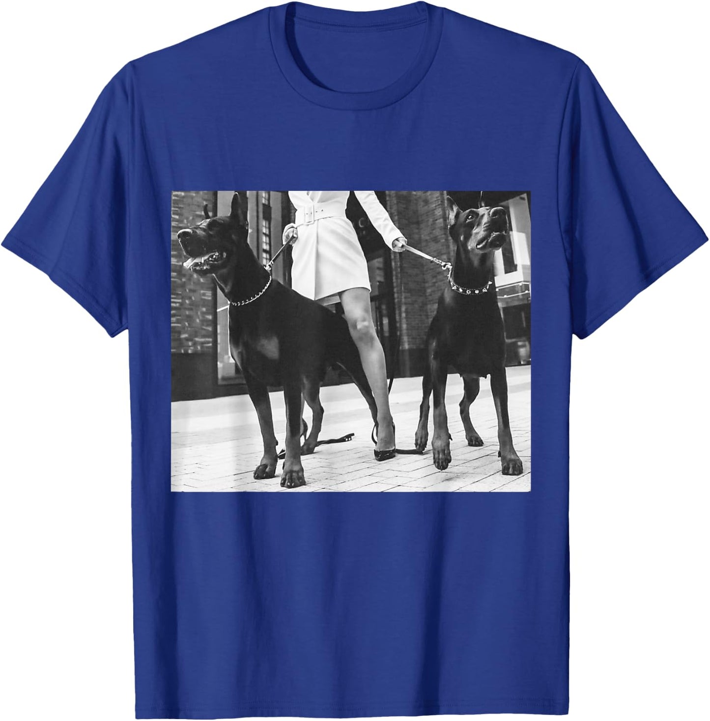 Beware Dobermans on Duty T-Shirt - T-Shirt | Royal