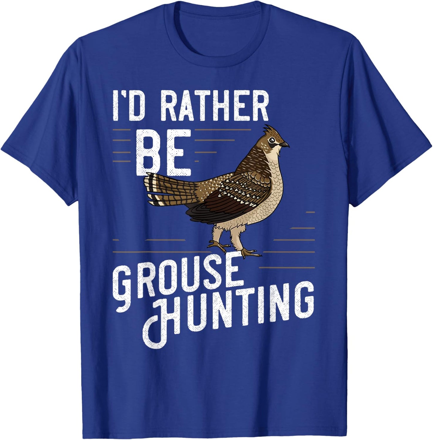 Ruffed Grouse Bird Gift Hunting Spruce Grouse T-Shirt - T-Shirt | Royal