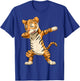 Dabbing Tiger Dab Tiger Dabbing Tiger Lovers Zoo Themed T-Shirt - T-Shirt | Royal