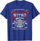 I Love The Smell Of Nitro, Retro Hot Rod Racing Car T-Shirt - T-Shirt | Royal