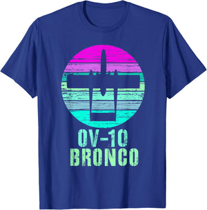 Vintage OV-10 Bronco Military Aviation Shirt T-Shirt - T-Shirt | Royal