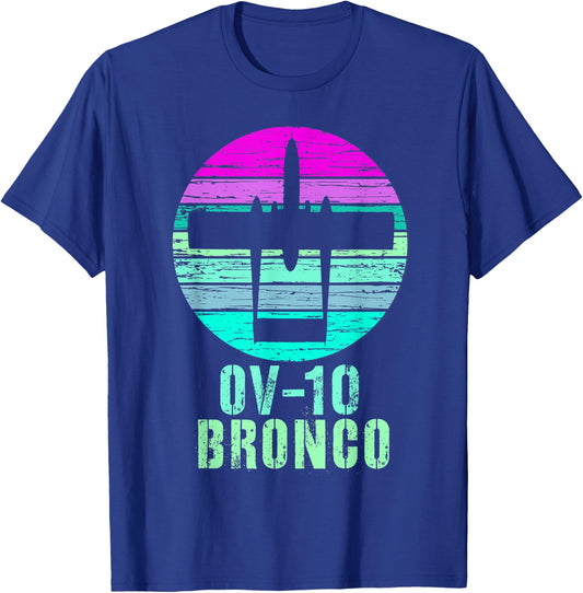 Vintage OV-10 Bronco Military Aviation Shirt T-Shirt - T-Shirt | Royal