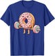 Fitness Workout Gym Weightlifting Donut Lover Men Women T-Shirt - T-Shirt | Royal