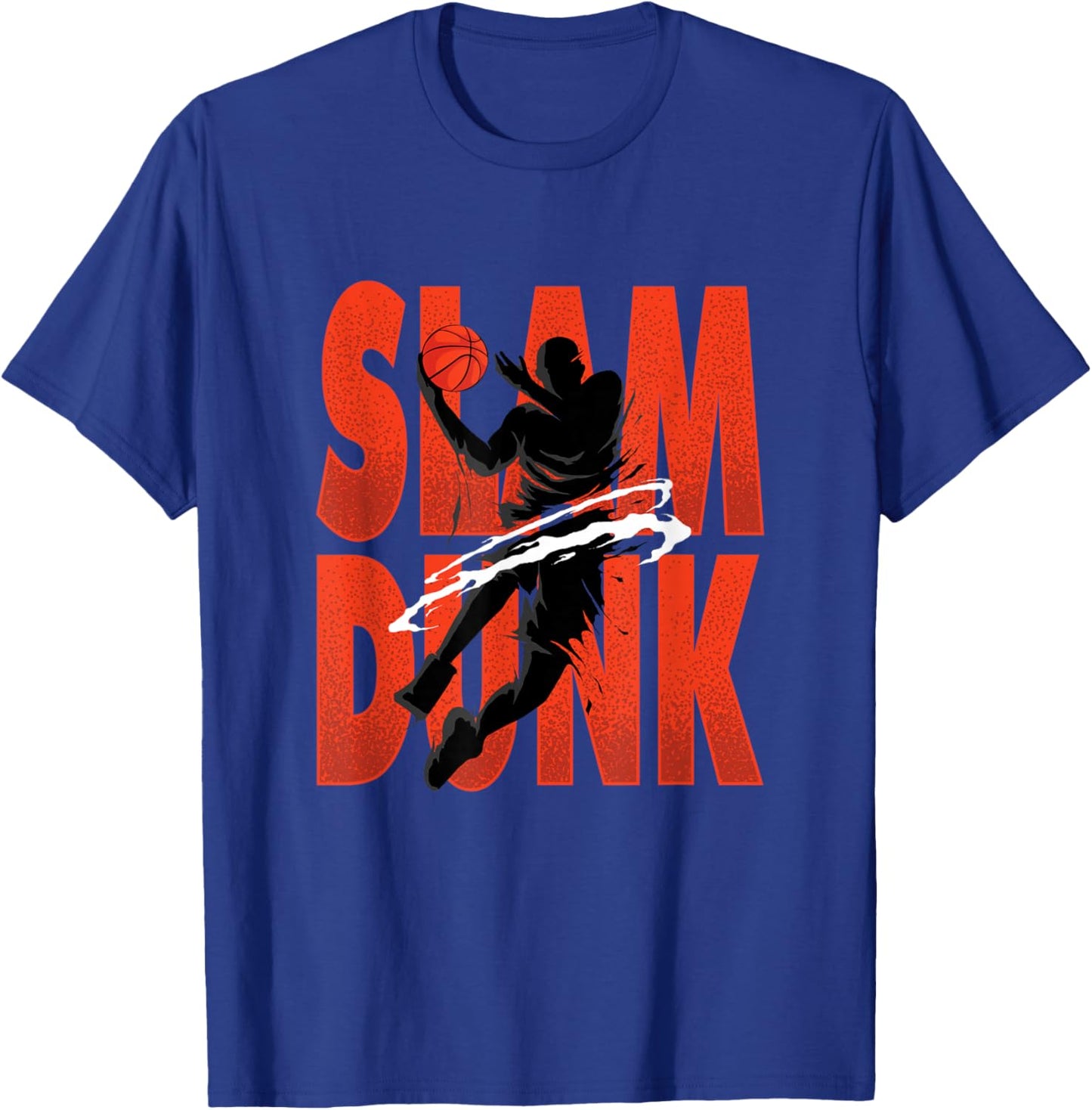 Slam Dunk | Basketball Player | Hoops Coach T-Shirt - T-Shirt | Royal