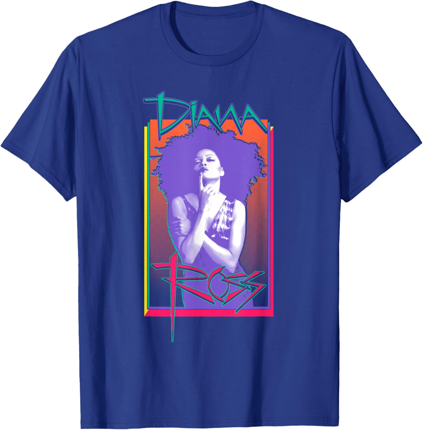 Diana Ross - Cover Page T-Shirt - T-Shirt | Royal