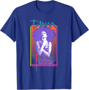 Diana Ross - Cover Page T-Shirt - T-Shirt | Royal