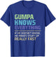 Gumpa Knows Everything If He Doesn't Know Father's Day Men T-Shirt - T-Shirt | Royal