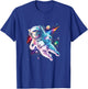 Cosmic Space Cat Astronaut Catstronaut / Cat lovers Graphic T-Shirt - T-Shirt | Royal