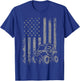 American Flag UTV Side by Side SXS Off Road T-Shirt - T-Shirt | Royal