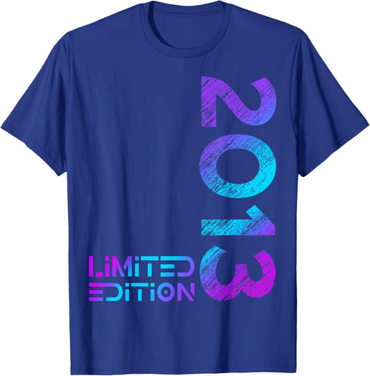 Limited Edition 2013 Boy Girl 13th Birthday 13 T-Shirt - T-Shirt | Royal