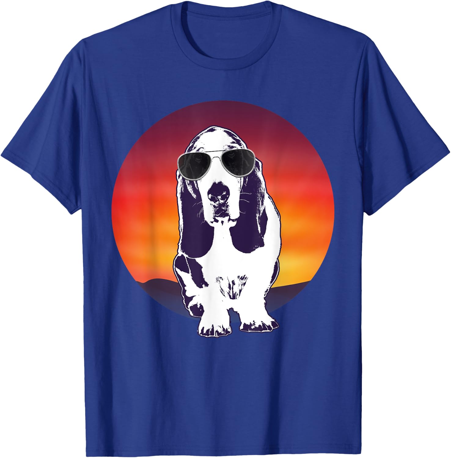 Basset Hound Dog Women Kids T-Shirt - T-Shirt | Royal